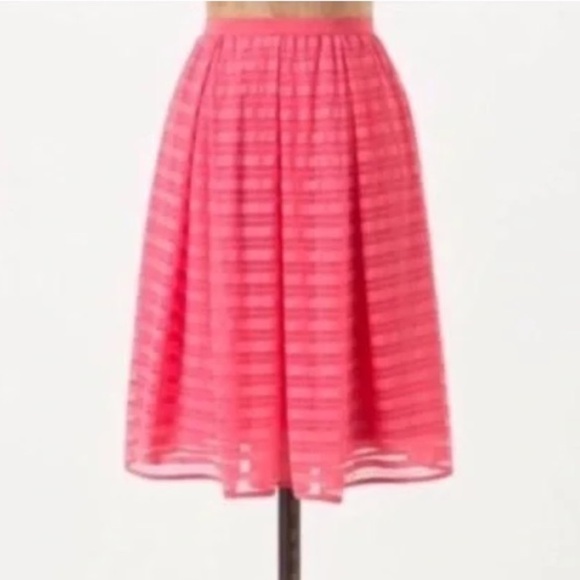 MAEVE by ANTHROPOLOGIE Lawn Party Skirt in Pink - Picture 1 of 5